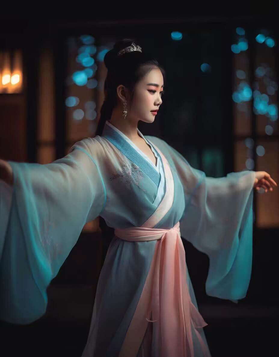 项目-Midjourney关键词-AI生成中国风古装汉服美女人像提示关键词骑士资源网(10)