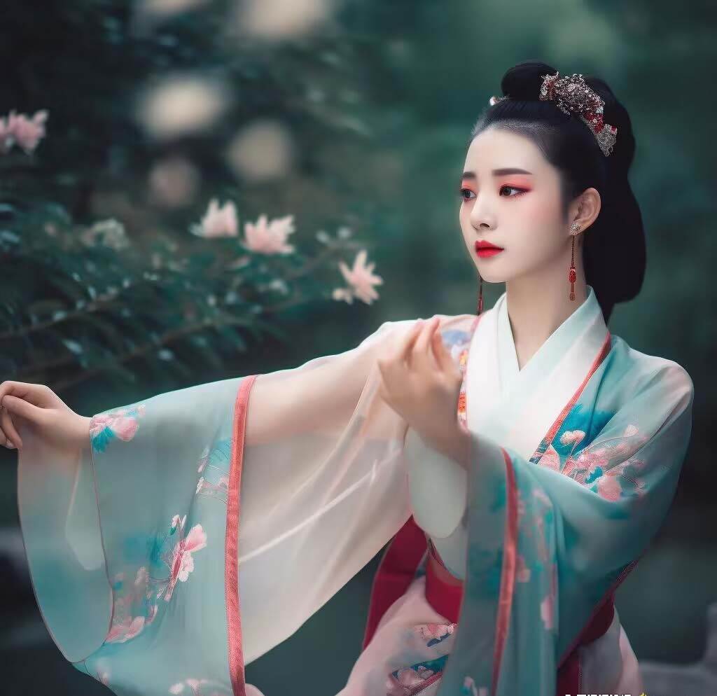 项目-Midjourney关键词-AI生成中国风古装汉服美女人像提示关键词骑士资源网(3)